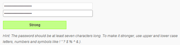 password