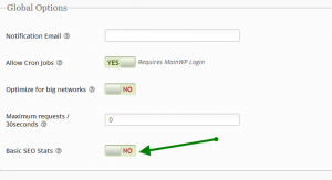 disable seo stats
