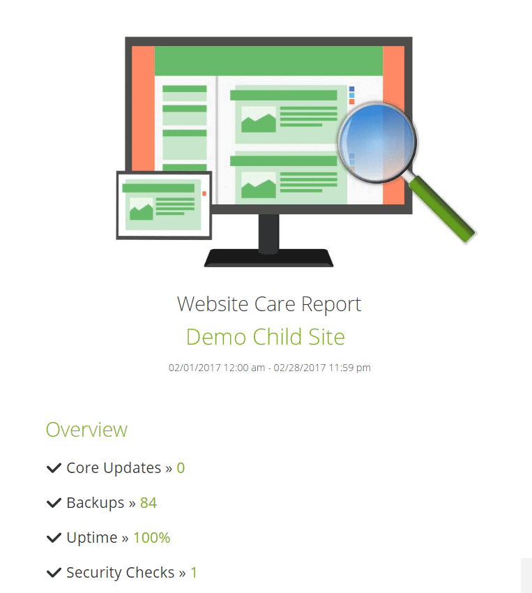 New report template