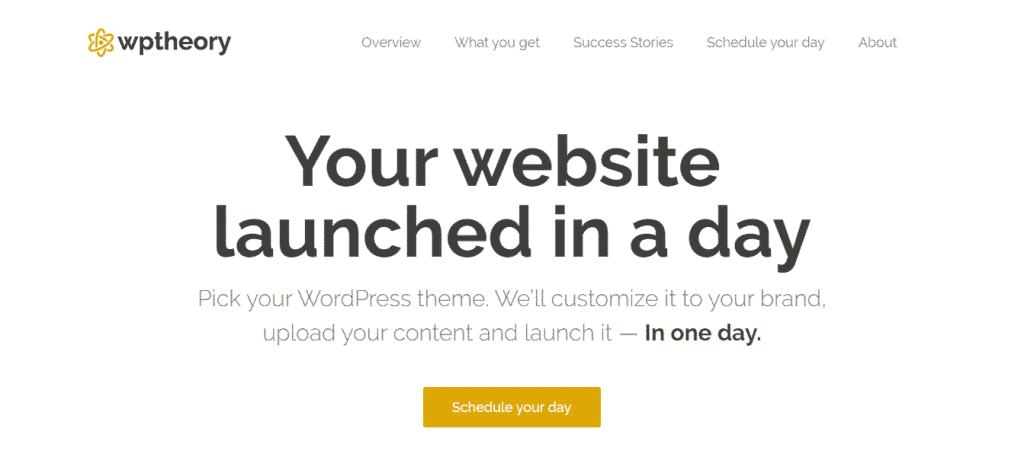 Screenshot: wptheory.net