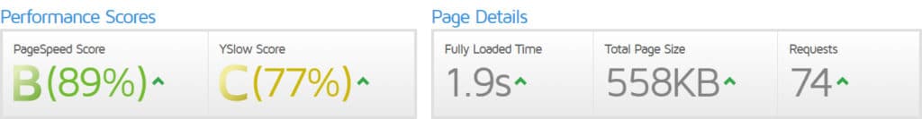 MainWP before optimization