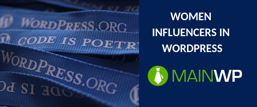 WOMEN INFLUENCERS IN WORDPRESS
