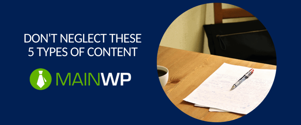 5 types of content