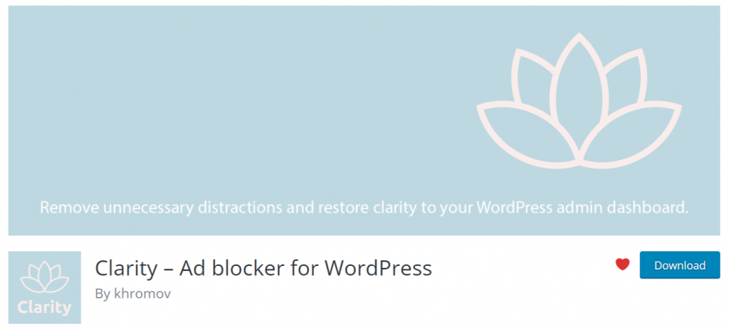 Clarity WordPress Plugin