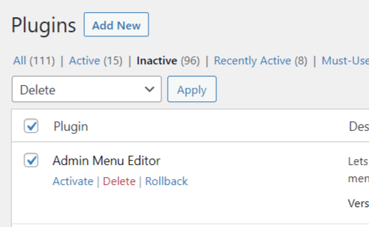 Remove Inactive WordPress Plugins to Clean Up WordPress Site
