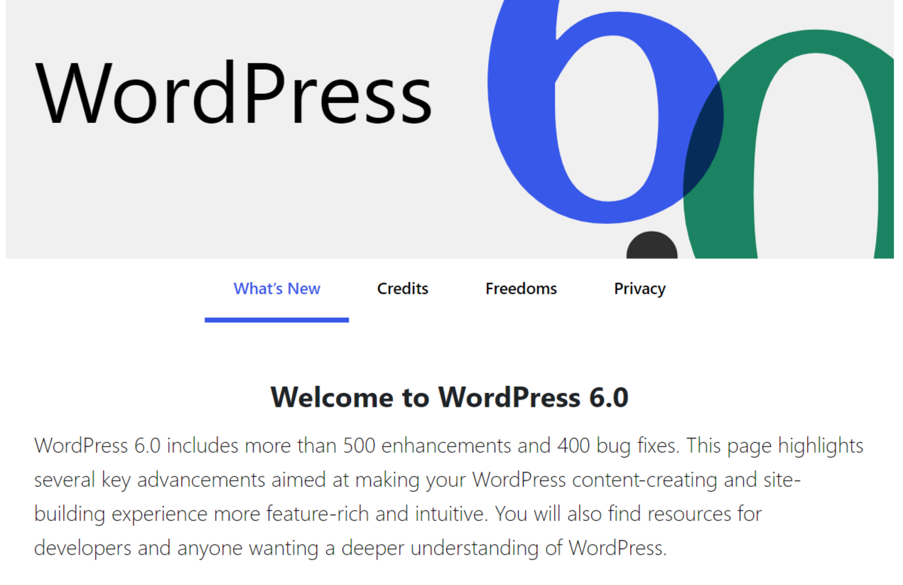 WordPress 6.0 Launched