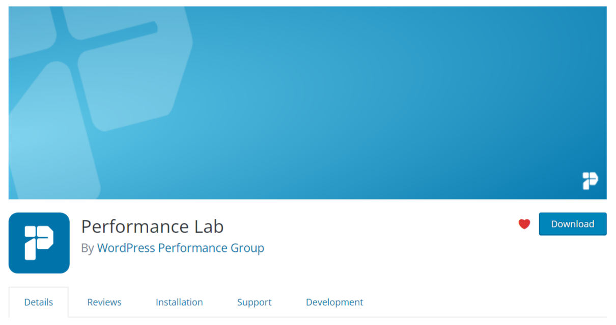 Performance Lab WordPress Plugin