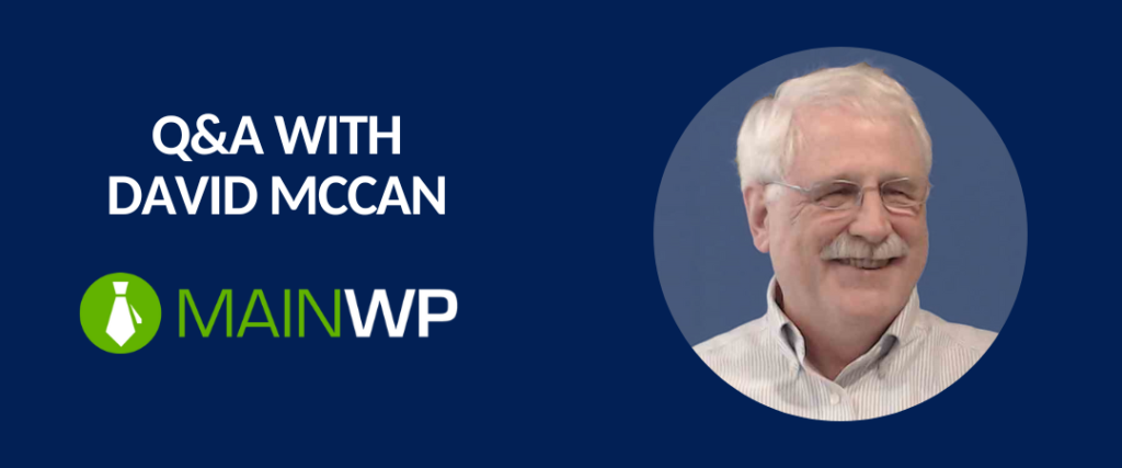 Q&A with David McCan