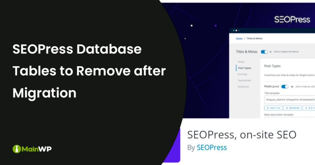 How to Remove the SEOPress Plugin Data on Your Site