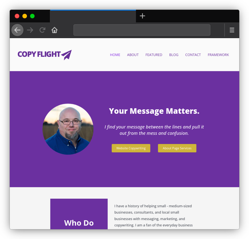 Dark Firefox, Mac - Copyflight