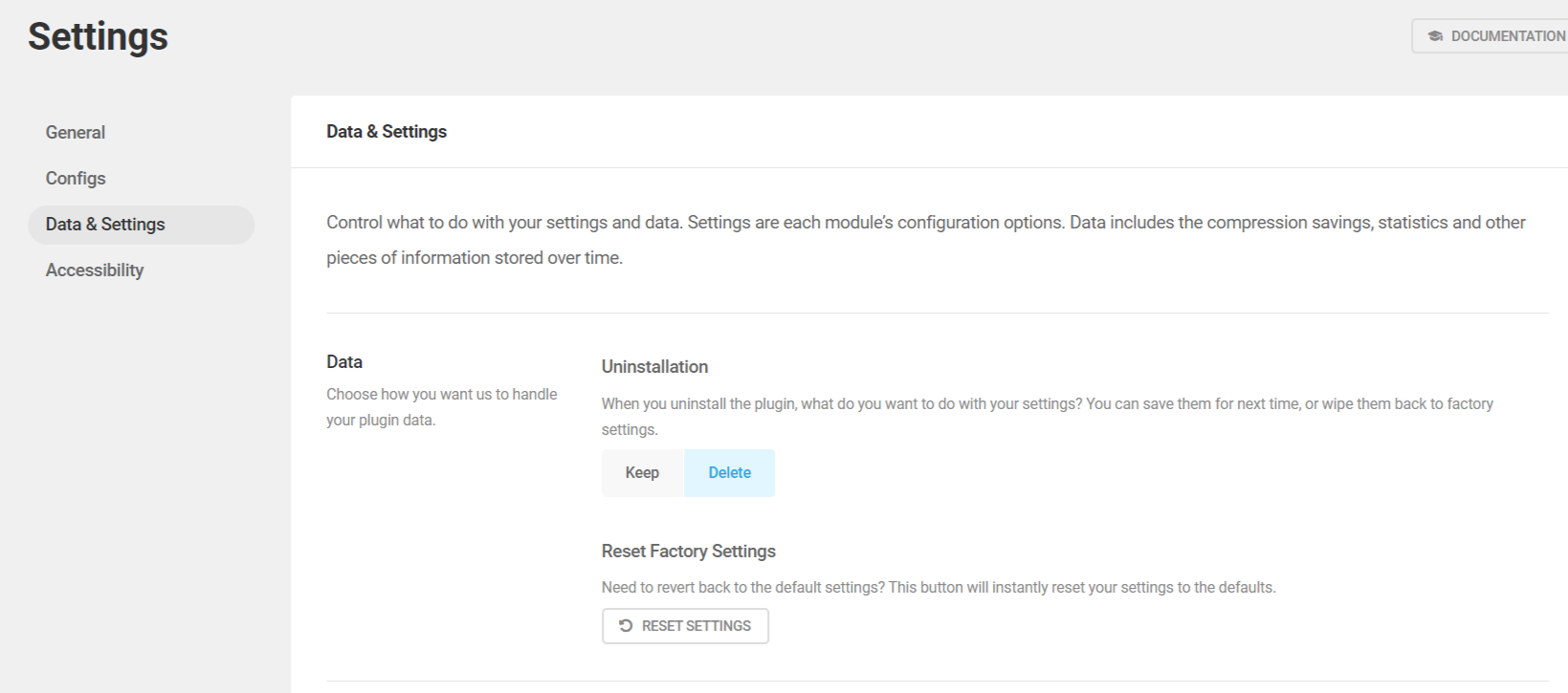 Smush Plugin Settings