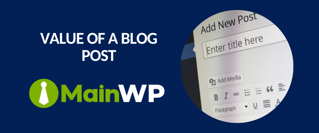 Value of a Blog post