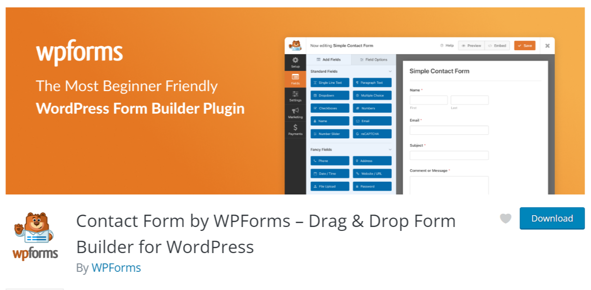 WPForms - WordPress Plugin