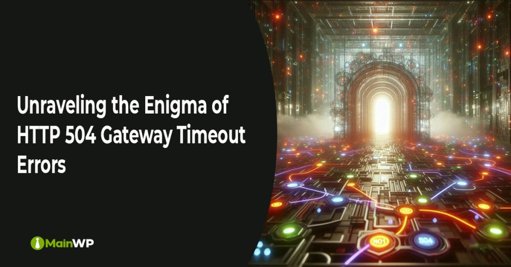 Unraveling the Enigma of HTTP 504 Gateway Timeout Errors