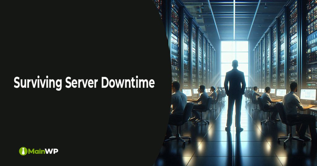 Surviving Server Downtime - MainWP logo