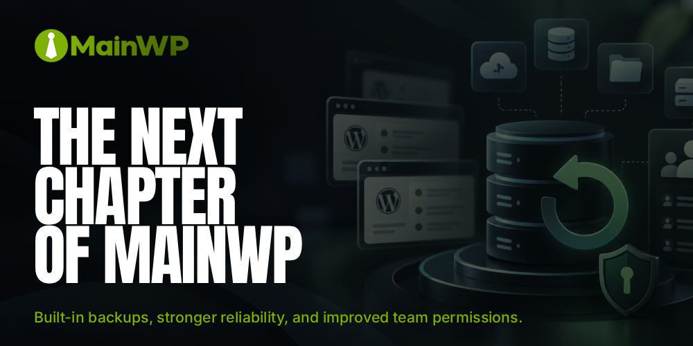 The Next Chapter of MainWP promo featured image