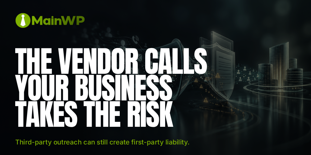 The Vendor Call Your Budiness Takes Risk